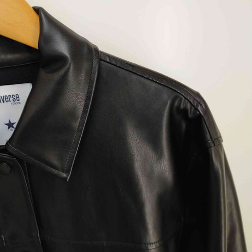 コンバース トウキョウ CONVERSE TOKYO ECO-LEATHER CPO JACKET レディース