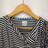 ポールスミス Paul Smith ボーダーフラワー切替半袖Tシャツワンピース レディース import:M
