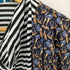 ポールスミス Paul Smith ボーダーフラワー切替半袖Tシャツワンピース レディース import:M