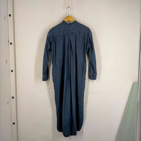 リー Lee 別注 WORK DRESS ノーカラー デニムワンピース レディース FREE