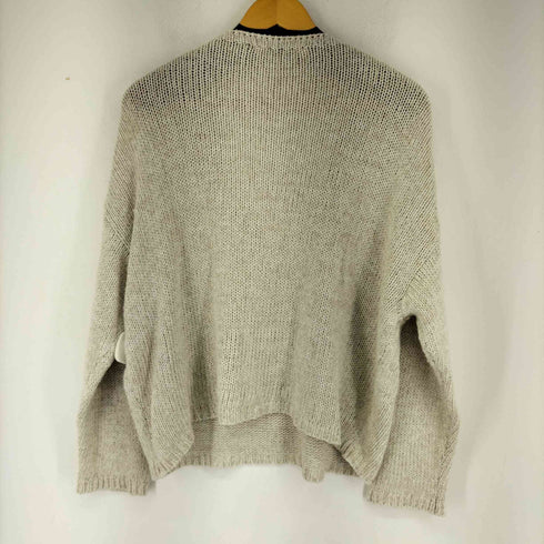 ザラ ZARA アクリルリネン Uネックニット レディース JPN:M
