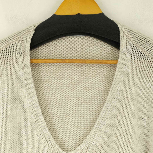 ザラ ZARA アクリルリネン Uネックニット レディース JPN:M