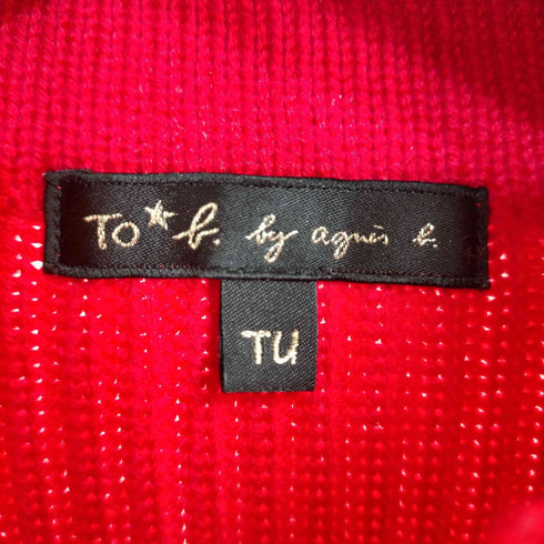 トゥービーバイアニエスベー To b. by agnes b. モックネック リブニット レディース Tu