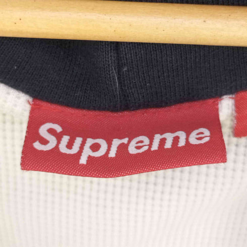 シュプリーム Supreme World Famous Thermal Zip Up Hooded Sweatshirt 裏地サーマル ボックスロゴ ジップアップパーカー メンズ import:L