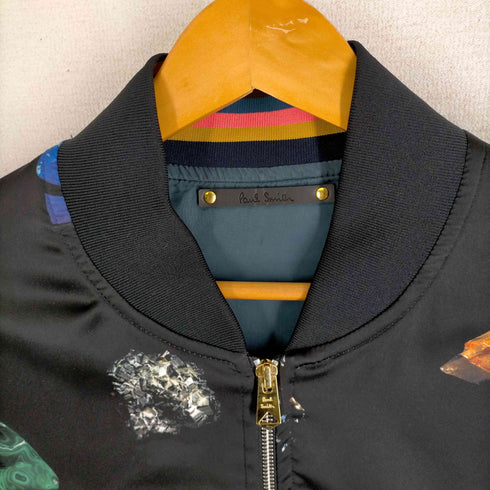 ポールスミス Paul Smith 裏地マルチボーダーリブ鉱石柄ブルゾン PRECIOUS STONES PRINT BULOUSON メンズ JPN:L