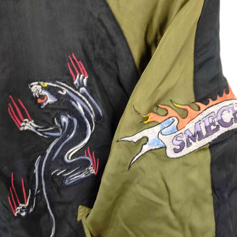 Smeehk 刺繍リバーシブルスカジャン メンズ JPN:S