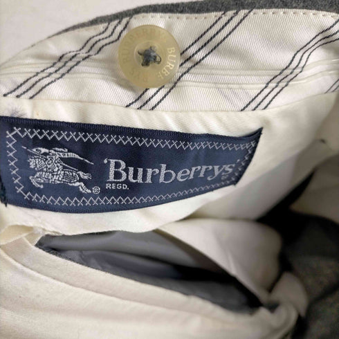 バーバリーズ BURBERRYS 2タックウールスラックスパンツ メンズ 85