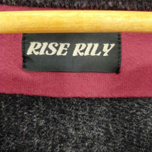 ライズリリー RISE RILY スカルペイントボーダーL/Sカットソー Y2K メンズ JPN:M