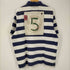 ポロバイラルフローレン Polo by RALPH LAUREN Exclusive of Decoration リメイク 刺繍 ボーダー ポロシャツ メンズ import:L