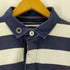 ポロバイラルフローレン Polo by RALPH LAUREN Exclusive of Decoration リメイク 刺繍 ボーダー ポロシャツ メンズ import:L