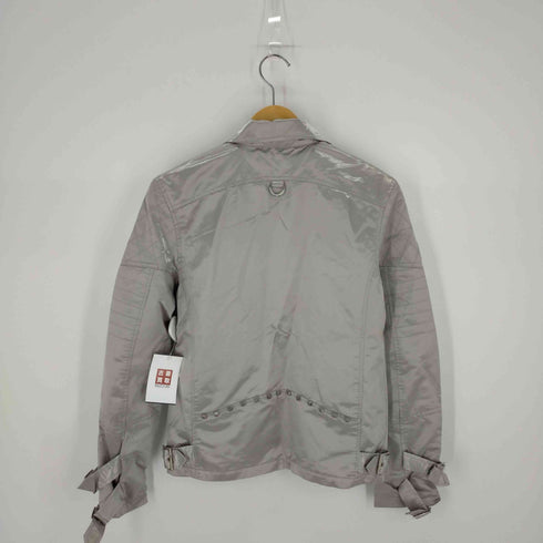 ジャックローズラブメゾン JACK ROSE Luv maison スタッズ加工シルバーライダースジャケット メンズ JPN:44