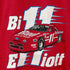 スターター STARTER USA製 BILL ELLIOTT レーシング プリント クルーネック半袖Tシャツ メンズ import:L
