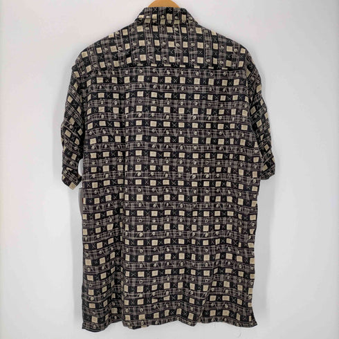 カンピア モダ CAMPIA MODA レーヨン 総柄 半袖シャツ メンズ import:M