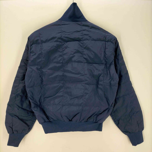 エディーバウアー Eddie Bauer 80S 黒タグ SKELL&LINING KNIT GOOSE DOWN キルティング ハーフジップ プルオーバー ジャケット メンズ import:S