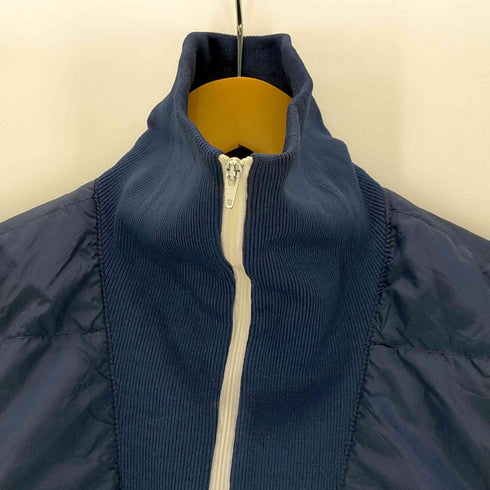 エディーバウアー Eddie Bauer 80S 黒タグ SKELL&LINING KNIT GOOSE DOWN キルティング ハーフジップ プルオーバー ジャケット メンズ import:S