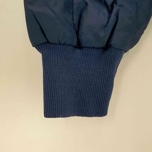 エディーバウアー Eddie Bauer 80S 黒タグ SKELL&LINING KNIT GOOSE DOWN キルティング ハーフジップ プルオーバー ジャケット メンズ import:S
