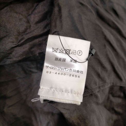 ザロウ THE ROW 比翼 シアーシルクシャツ レディース import:XS