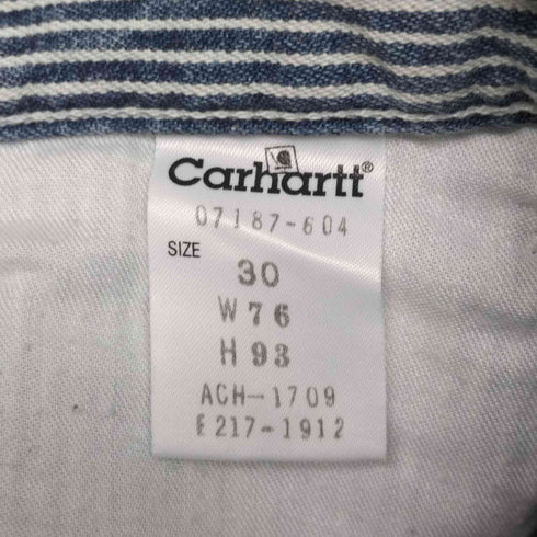 カーハート Carhartt ヒッコリーストライプ ワーク ショートパンツ メンズ 30