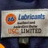 ルブリカンツ Lubricants 76 USC LIMITED ワッペンデザイン ジップアップ レーシング 半袖シャツ メンズ import:L