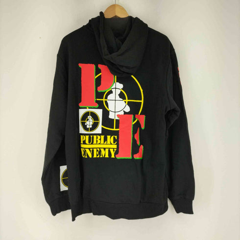 プーマ PUMA ×public enemy ラバープリントフーディー メンズ import:L