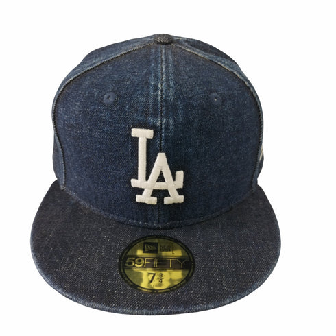 ニューエラ NEW ERA LA 刺繍 6パネルデニムべースボールキャップ メンズ 7 3/4