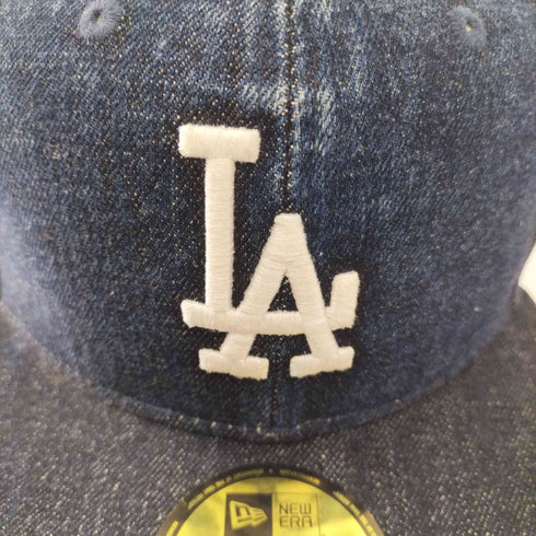 ニューエラ NEW ERA LA 刺繍 6パネルデニムべースボールキャップ メンズ 7 3/4