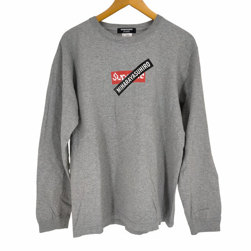 ミハラヤスヒロ MIHARA YASUHIRO TABOOT ボックスロゴTシャツ メンズ JPN:3