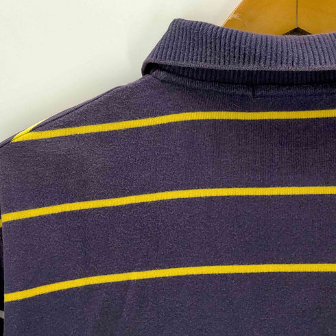 ポロスポーツラルフローレン POLO SPORT RALPH LAUREN 90S ロゴ刺繍 ボーダー柄 半袖ポロシャツ メンズ import:L
