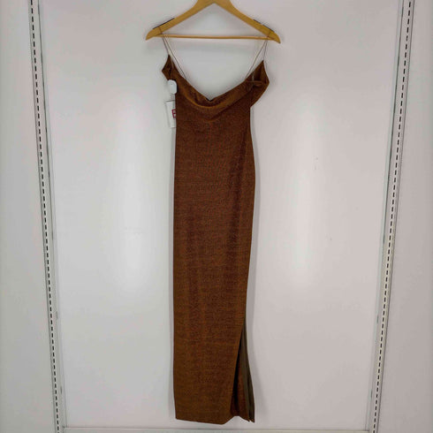 MESHKI tammy shimmer deep v maxi dress レディース JPN:XS