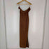 MESHKI tammy shimmer deep v maxi dress レディース JPN:XS