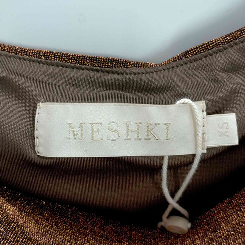 MESHKI tammy shimmer deep v maxi dress レディース JPN:XS