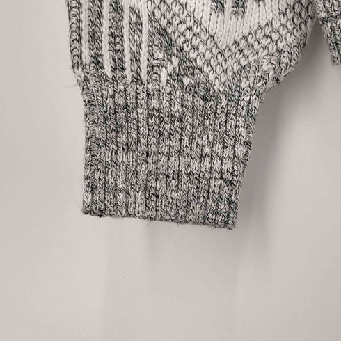 ロンドンフォグ LONDON FOG USA製 Vネック 総柄 ニット メンズ import:XXL