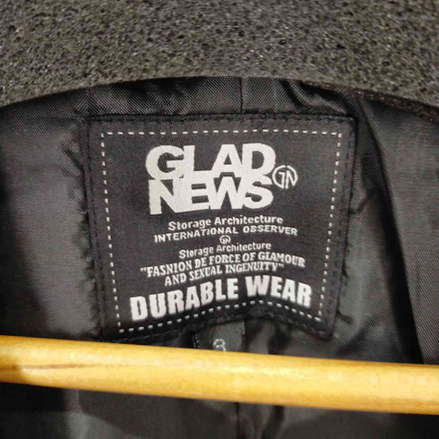 グラッドニュース GLAD NEWS スタッズ スカル刺繍 ベスト Y2K メンズ 3