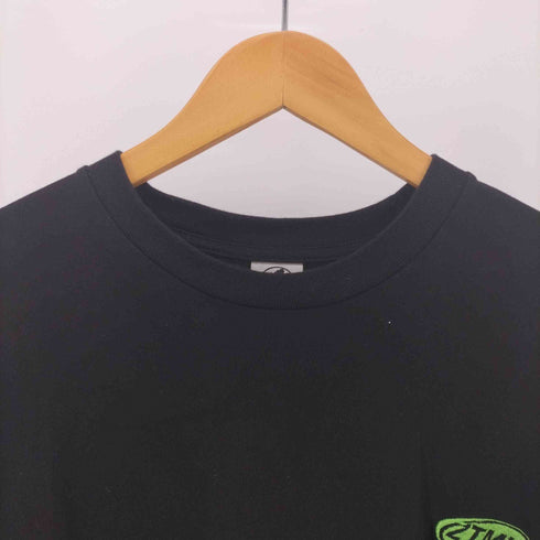 バンド プリント ロングスリーブ Tシャツ レディース JPN:L