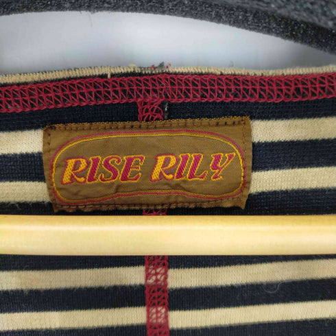 ライズリリー RISE RILY ボーダーTEE スカル Y2K メンズ import:M