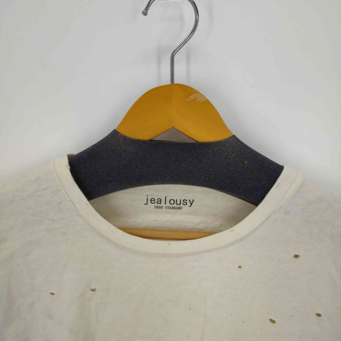 JEALOUSY ダメージスタッズ加工 スカルTEE メンズ import:L