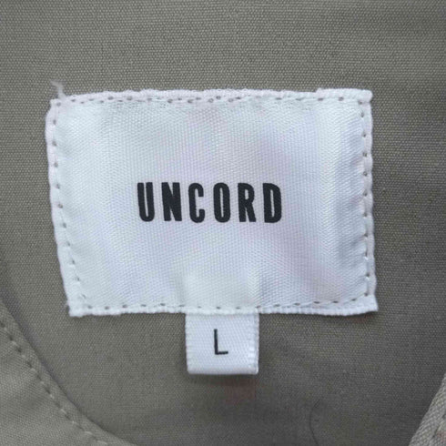 UNCORD ライト シャツジャケット メンズ JPN:L