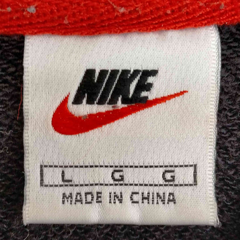 ナイキ NIKE 90s 銀タグ スウォッシュ刺繍 ハーフジップパーカー メンズ import:L