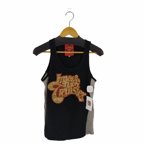 TOKYO RUSH スパンコールデザインタンクトップ Y2K メンズ import:M