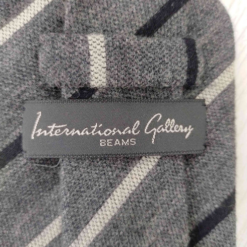 インターナショナルギャラリービームス International Gallery BEAMS ウールシルク ネクタイ 総柄 メンズ