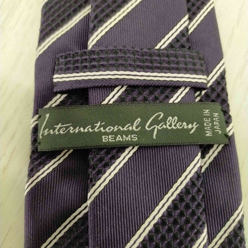 インターナショナルギャラリービームス International Gallery BEAMS シルク100% ネクタイ 総柄 メンズ