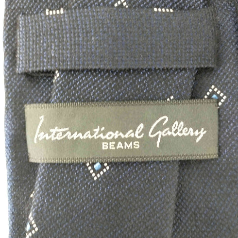 インターナショナルギャラリービームス International Gallery BEAMS シルク100% ネクタイ 総柄 メンズ