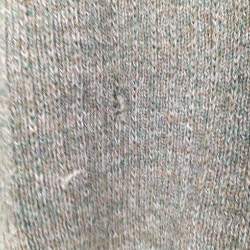 英国製 PURE BRITISH WOOL 柄切替 ウール クルーネックニット メンズ