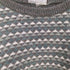 英国製 PURE BRITISH WOOL 柄切替 ウール クルーネックニット メンズ
