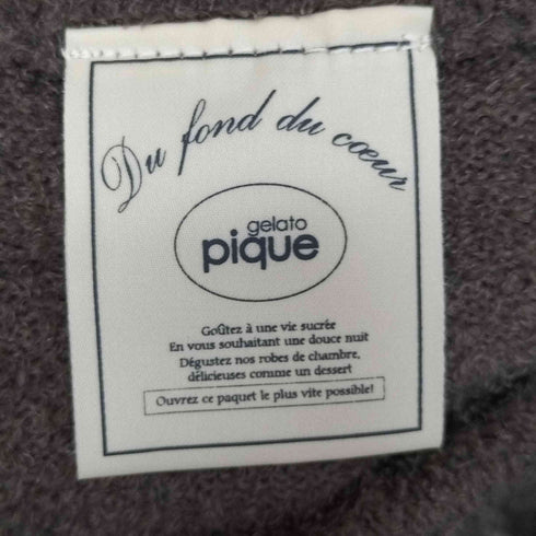 ジェラートピケ gelato pique 23SS スムーズィーロゴJQDプルオーバー&ショートパンツ レディース ONE SIZE