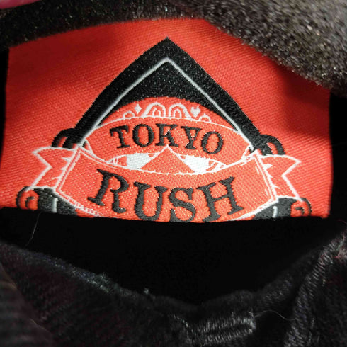 TOKYO RUSH ワッペンデザイン ダメージデニムジャケット メンズ import:M