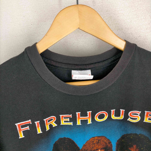 ヘインズ Hanes USA製 92年コピーライト プリントクルーネックTシャツ メンズ JPN:L