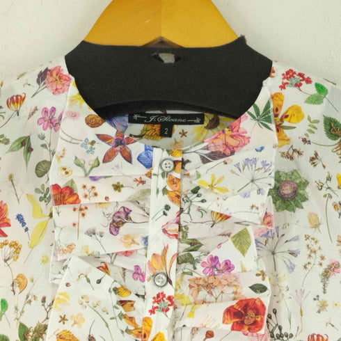 ジェイスローアン J.Sloane 23AW タナローン フリル ブラウス レディース JPN:M