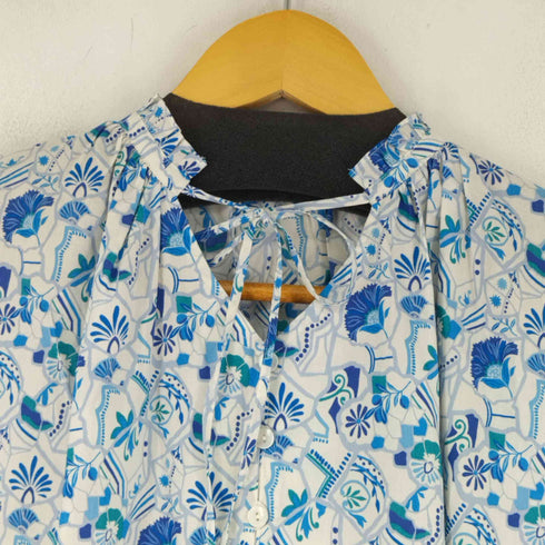 ジェイスローアン J.Sloane 花総柄ギャザー L/S ブラウス レディース JPN:M