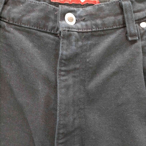 リーバイス Levis Silver Tab Loose USA製 後染め ブラックデニムパンツ メンズ W36 L30